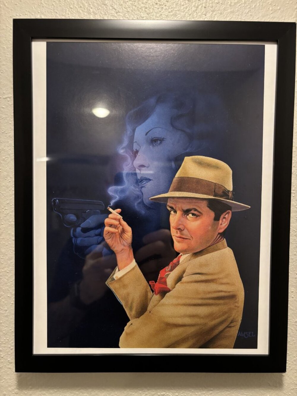 Chinatown, Jack Nicholson (1974) Framed 8.5x11 Inch Art Print